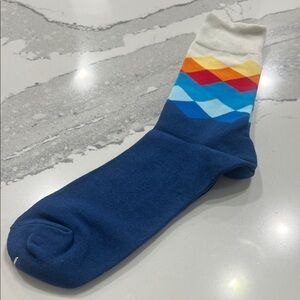 Colorful Geometric Men's Sock